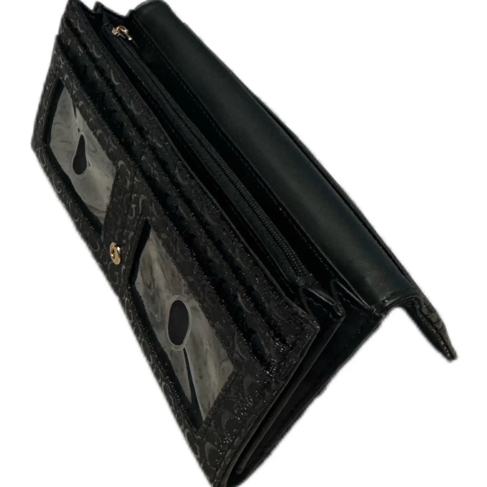 Guess Black & Gold Wallet NWOT - Picture 4 of 7